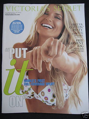 VICTORIA SECRET MARISSA MILLER FALL CATALOG FALL 2007