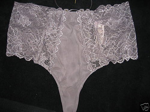 NWT VICTORIA SECRET MIRACLE BRA LACE CORSET TIE THONG L