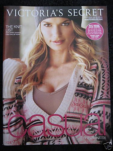 VICTORIA SECRET SEXY WOMEN WINTER LINGERIE CATALOG 2008