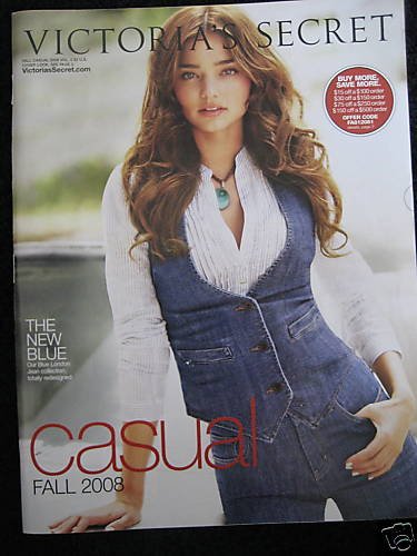 VICTORIA SECRET SEXY WOMEN FALL LINGERIE CATALOG 2008