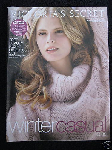 VICTORIA SECRET VOLUPTOUS WOMEN LINGERIE CATALOG 2008