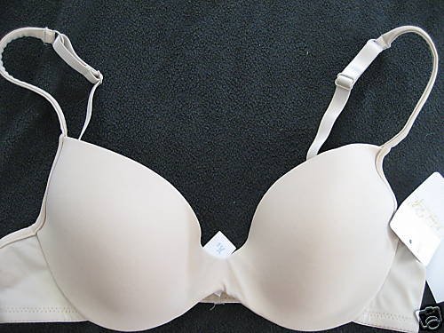NWT BEIGE SMOOTH CUP DEMI BRA 34C