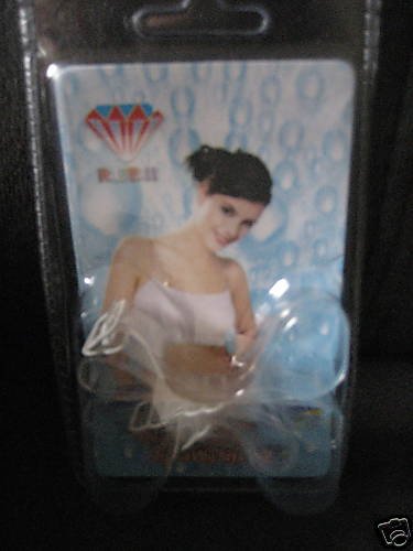 NEW TRANSPARENT CLEAR BRA STRAPS METAL HOOKS