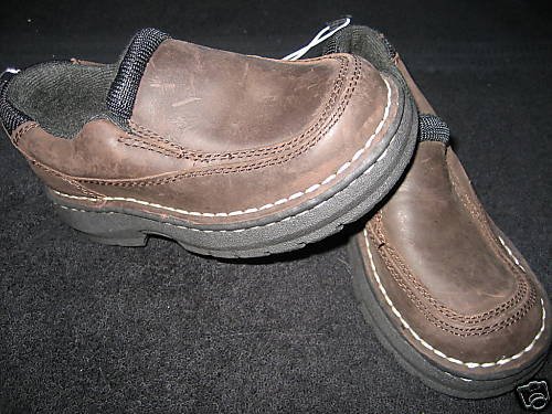 NWT BOYS DRESS/CASUAL SHOES LOAFER LEATHER BROWN 8