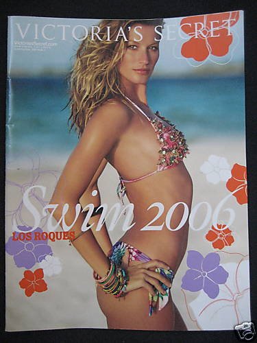 VICTORIA SECRET SWIM 2006 CATALOG GISELE BUNDCHEN