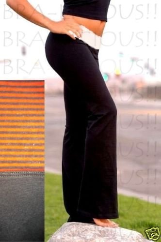NEW VICTORIA SECRET FIT&FLARE YOGA PANT FOLDOVER S