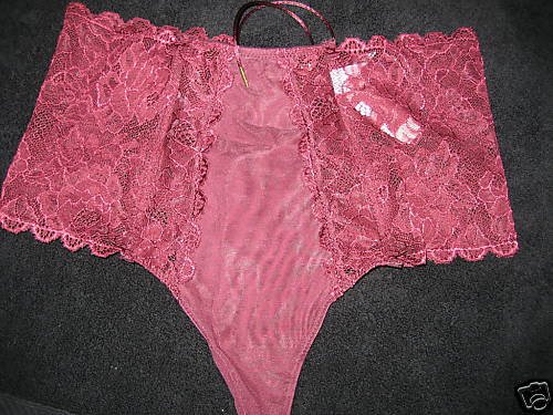 NWT VICTORIA SECRET MIRACLE BRA LACE CORSET TIE THONG S