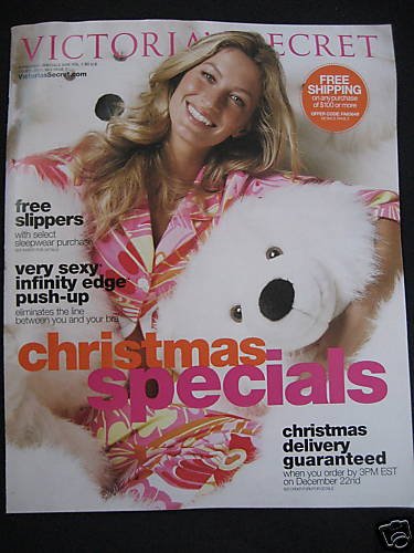 VICTORIA SECRET CATALOG GISELE CHRISTMAS SPECIAL 2007
