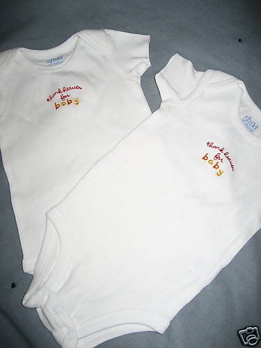 NEW LOT NEWBORN NB ONESIES THANK HEAVEN FOR LITTLE GIRL