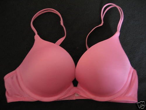 NEW VICTORIA SECRET VERY SEXY PUSH UP GEL BRA 34A PINK