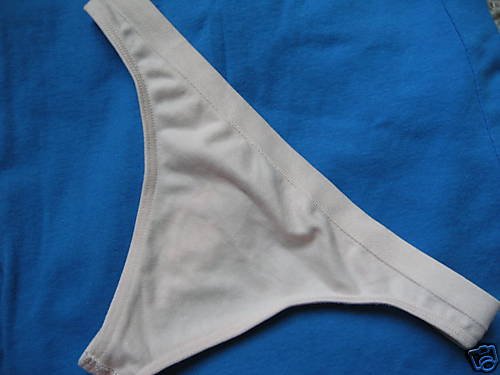 NWT BODY BY VICTORIA SECRET LOW RISE THONG XS WH PINK