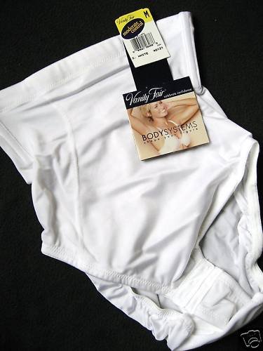 NWT VANITY FAIR HIGH WAIST CONTROL GIRDLE HOOK/EYE M