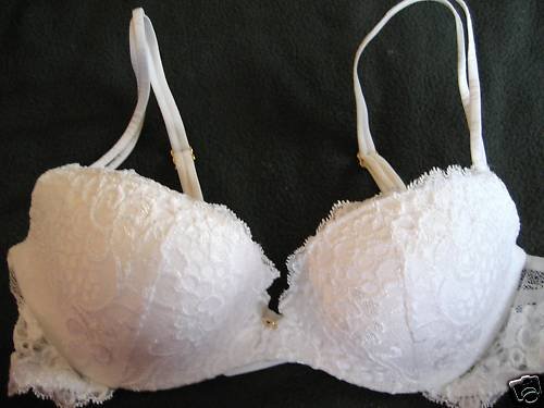 VICTORIA SECRET PUSH UP PADDED LOW CUT DEMI BRA 34A
