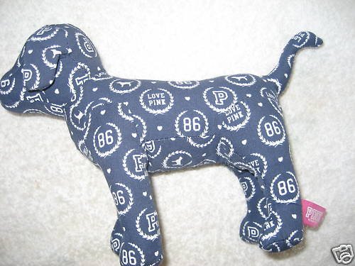 NEW VICTORIA SECRET PINK COLLECTION DOG DOGGIE blue