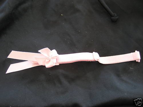 NEW VICTORIA SECRET REPLACEMENT GARTER STRAPs PINK BOWS