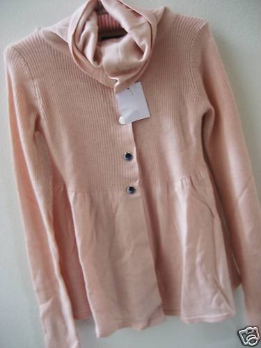 NEW VICTORIA SECRET WOOL BABYDOLL TRAPEZE SWEATER S
