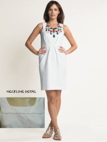 BANANA REPUBLIC CLASSIC PLEAT TEXTURED SHEATH DRESS 12