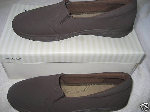 NEW BROWN CHOCOLATE SLIP ON LOAFERS SHOES WOMENS 8