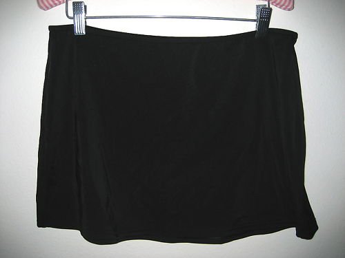 NEW VICTORIA SECRET BLACK SLIMMING SWIM COVER UP SKIRT