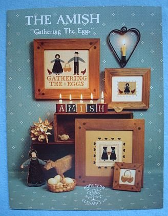 The Amish Gathering The Eggs Cross Stitch Booklet