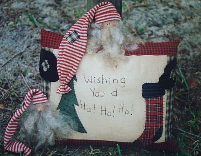 Nick Santa Stitchery & Applique Pillow Pattern You Are Special