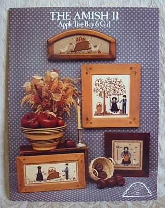 The Amish II Apple Tree Boy & Girl Cross Stitch Pattern Booklet