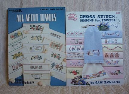 2 All About Towels Cross Stitch Designs For Towels Booklets