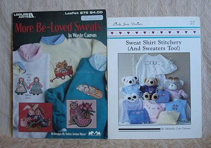 More Be-Loved Sweats & Sweat Shirt Stitchery Cross Stitch Pattern Booklets