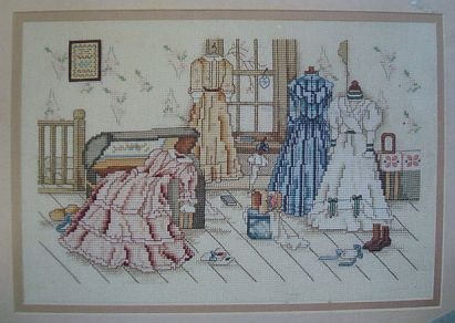 In The Garret Victorian Cross Stitch Pattern Leaflet #885
