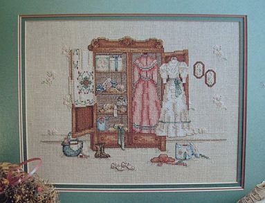A Cameo Of The Past Victorian Cross Stitch Pattern Leaflet