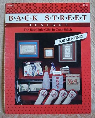 For Men Only Golf Back Street Designs Best Little Gifts In Cross Stitch Booklet