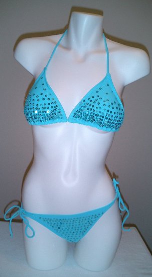 Sky Blue Disco Bikini
