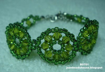 eBeauty*B0701 - Three Circles Beads Bracelet
