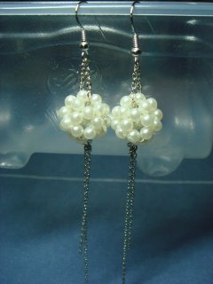 eBeauty*E0003 - Pearl Ear Rings