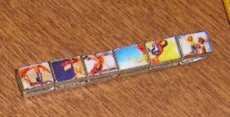 Free Shipping Retro 1950's Look Stretch Bracelet with Slides of Cowgirl Pinup Art