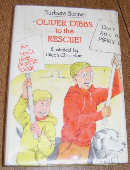 Free Shipping Oliver Dibbs to the Rescue by Barbara Steiner / Illus by Eileen Christelow / 1985