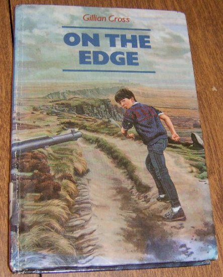 1985 On the Edge by Gillian Cross / Young Adult Book Free Shipping