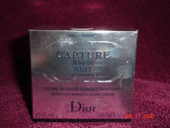 Dior Capture R60/80 Nuit Bi-Skin Inside Enriched Wrinkle Creme