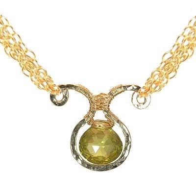 NEW 925 Sterling Silver Lemon Quartz Necklace Pendant