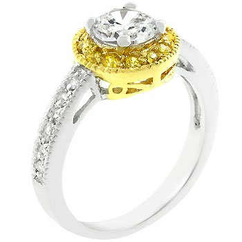 NEW White Gold 14k Gold CZ Anniversary Ring