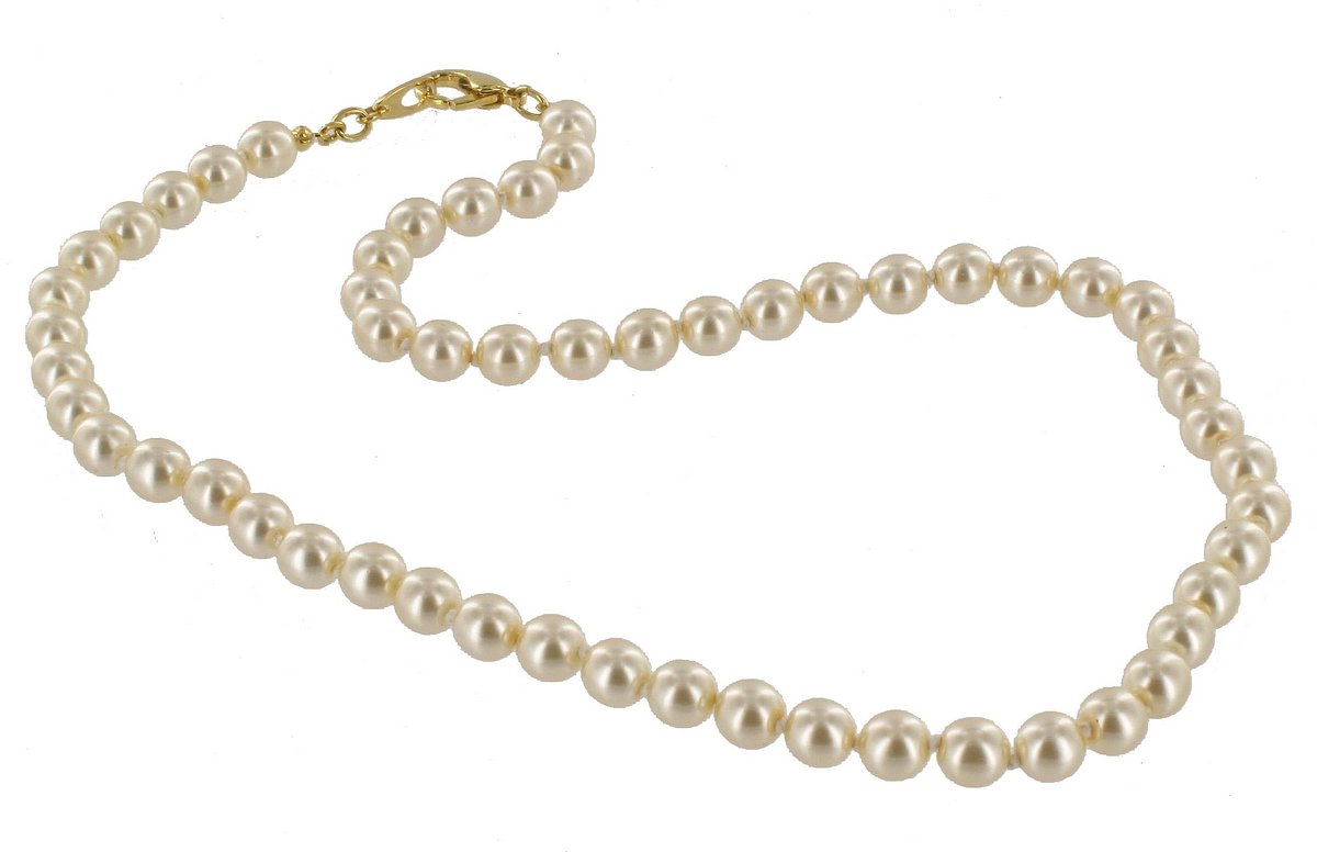 Joan Rivers Small Faux Pearl Necklace Strand 10"