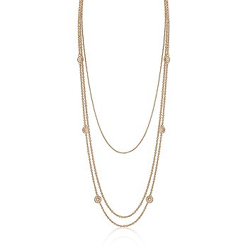 14K Gold Multi-Chain Necklace