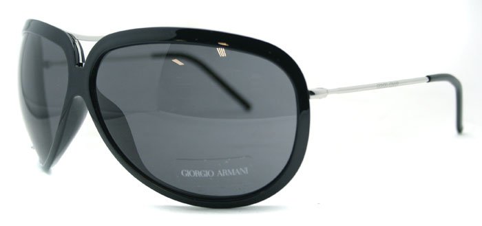 Giorgio Armani GA 624 VZF Black Unisex Sunglasses