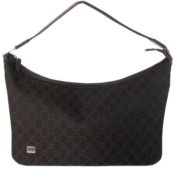 Gucci 211523 Medium Hobo Brown Handbag Purse