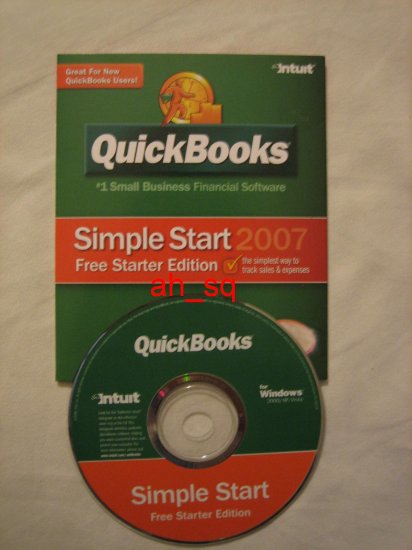 **NEW** 2007 Intuit QuickBooks Simple Start Sealed