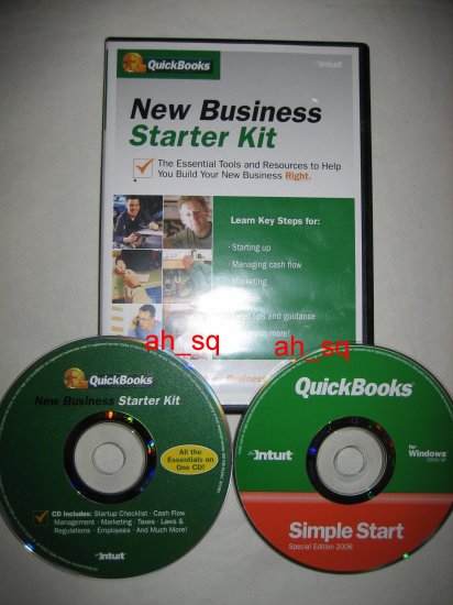 ***NEW*** Intuit QuickBooks Business Starter Kit Simple 2 CD