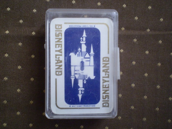 VINTAGE DISNEYLAND MINI PLAYING CARDS HONG KONG NEW