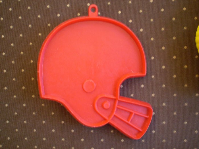 VINTAGE HALLMARK COOKIE CUTTER FOOTBALL HELMET
