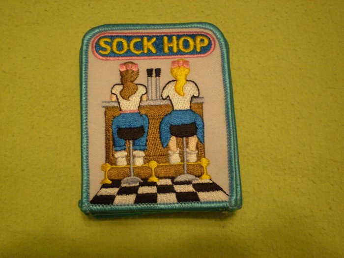 Lot 8 Girl Scout Sock Hop Patch GSA NEW