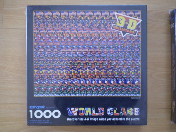 SPRINGBOK 3D 3-D WORLD CLASS JIGSAW PUZZLE NEW 1000 pc